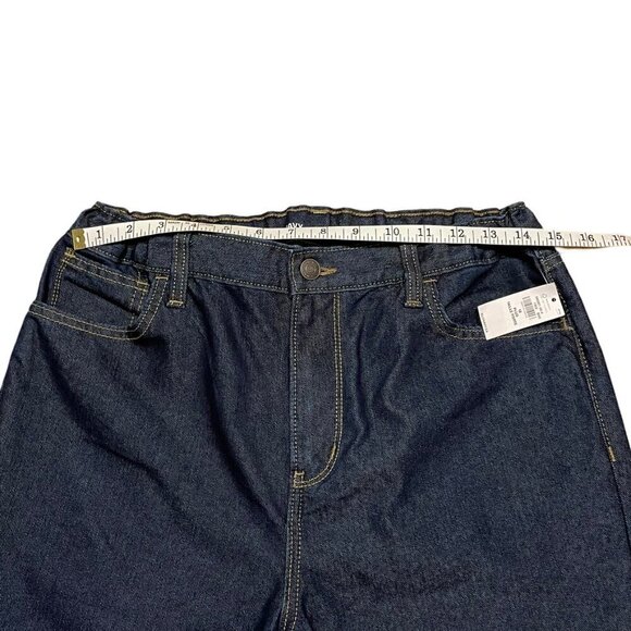 NWT OLD NAVY Boys Size 18 Plus, Dark Wash Straight Leg Jeans Built-In Flex Waist - Picture 12 of 14